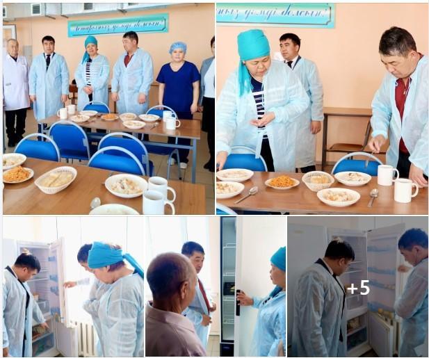 Бракераж комиссиясының  асхананы тексеруі